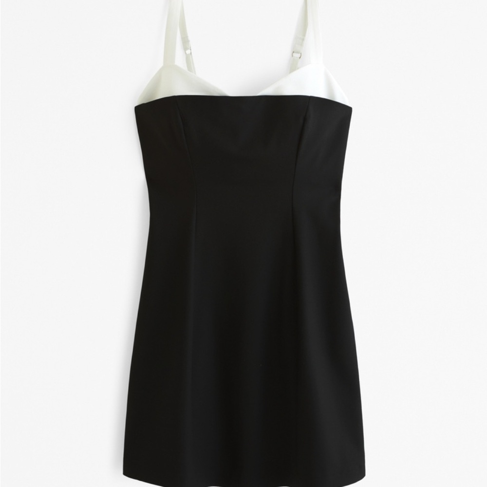 Abercrombie & Fitch Contrast Sweetheart Corset Mini Dress (L) FINAL SALE - Picture 2 of 5